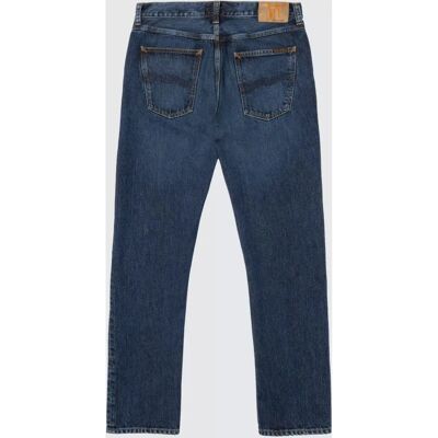 Nudie Jeans Gritty Jackson Organic Cotton Jeans - Blue Soil - Mid Waist - Straight Leg - Men Nudie Jeans Gritty Jackson Organic Cotton Jeans - Blue Soil - Mid Waist - Straight Leg - Men