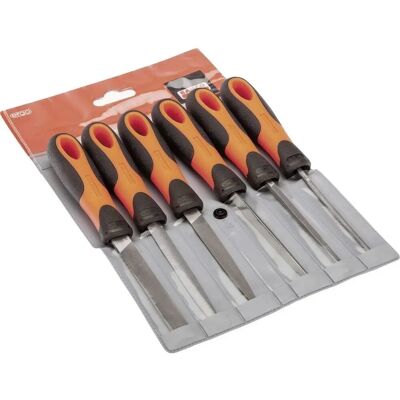 Set de limas Bahco 1-476 ERGO - 6 piezas, 100mm Set de limas Bahco 1-476 ERGO - 6 piezas, 100mm