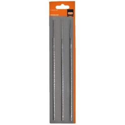 Sada kulatých pilníků Bahco pro řetězovou pilu - 3 ks, 3,5 mm x 150 mm - Pro řetězy 1/4" Sada kulatých pilníků Bahco pro řetězovou pilu - 3 ks, 3,5 mm x 150 mm - Pro řetězy 1/4"