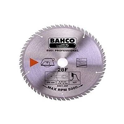 Bahco 8501-13F Kreissägeblatt - Holzarbeiten - 40 Zähne Bahco 8501-13F Kreissägeblatt - Holzarbeiten - 40 Zähne