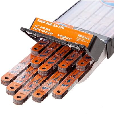 Bahco BAH39061224 Lame de scie à métaux Sandflex Bi-Métal 300mm 24 Dents - Lames de scie - Publicité Bahco BAH39061224 Lame de scie à métaux Sandflex Bi-Métal 300mm 24 Dents - Lames de scie - Publicité