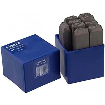 Limit Modello 24437-18 Set di 9 punzoni numerici grandi - Acciaio Limit Modello 24437-18 Set di 9 punzoni numerici grandi - Acciaio
