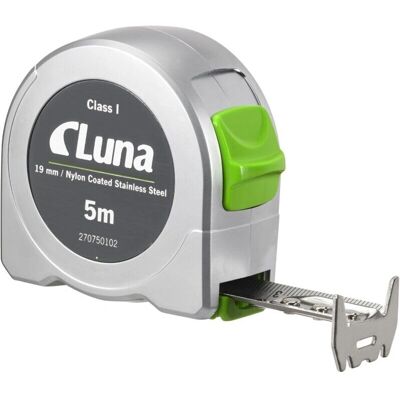 LUNA 5m Edelstahl Maßband - Hohe Präzision, Auto-Sperre LUNA 5m Edelstahl Maßband - Hohe Präzision, Auto-Sperre