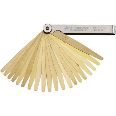 Limit Messing-Dickenmesser-Set - 20 Klingen Limit Messing-Dickenmesser-Set - 20 Klingen