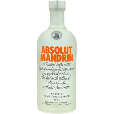 Absolut Mandrin - Vodka Aromatisée Suédoise - Publicité Absolut Mandrin - Vodka Aromatisée Suédoise - Publicité