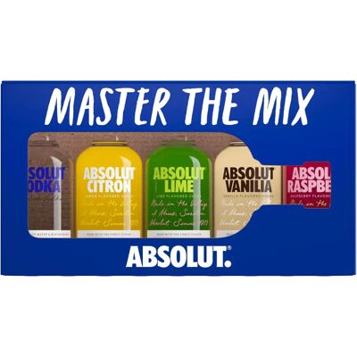 Absolut Vodka Flavored Five Miniature Set - Vodka Absolut Vodka Flavored Five Miniature Set - Vodka