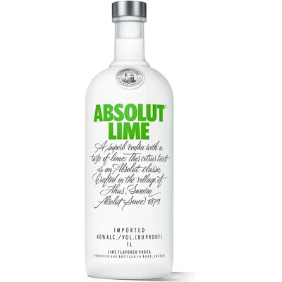 Absolut Vodka Lime Aromatisierter Wodka - Wodka Absolut Vodka Lime Aromatisierter Wodka - Wodka