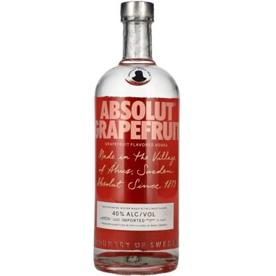 Absolut Wodka Grapefruit Flavored Vodka - 40% Vol. Absolut Wodka Grapefruit Flavored Vodka - 40% Vol.