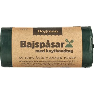 Dogman 738840 Biologisch Abbaubare Hundekotbeutel - 60 Stück Dogman 738840 Biologisch Abbaubare Hundekotbeutel - 60 Stück