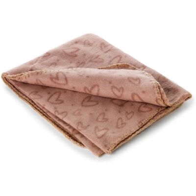 Dogman 810507 Rosa 100x70cm Herz Fleece-Decke Dogman 810507 Rosa 100x70cm Herz Fleece-Decke