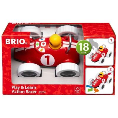 BRIO Play & Learn Action Racer - Toy Car for 18+ Months BRIO Play & Learn Action Racer - Toy Car for 18+ Months