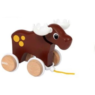 BRIO 30341 Nachzieh-Elch - Spielzeug für Kleinkinder BRIO 30341 Nachzieh-Elch - Spielzeug für Kleinkinder
