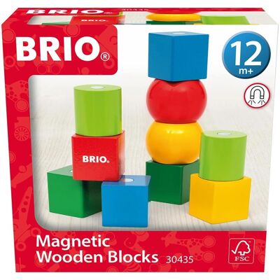 Brio Magneettiset Puukapulat - 10 Osaa 12 Kuukautta Täysikokoisille Lapsille Brio Magneettiset Puukapulat - 10 Osaa 12 Kuukautta Täysikokoisille Lapsille