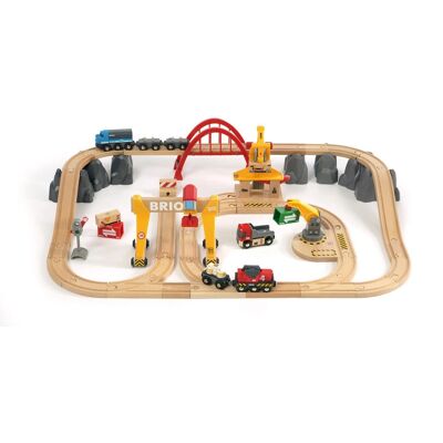Brio Cargo Railway Deluxe Set in un Tubo (33097) Brio Cargo Railway Deluxe Set in un Tubo (33097)