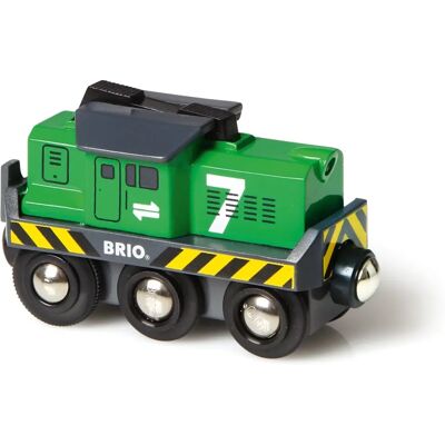 BRIO 7312350332148 - Batterie-Frachtlokomotiv - Spielzeugfahrzeug BRIO 7312350332148 - Batterie-Frachtlokomotiv - Spielzeugfahrzeug
