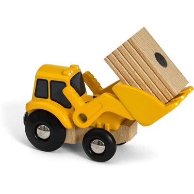 BRIO 7312350334364 - Yellow Magnetic Loader - Toy Construction Vehicle BRIO 7312350334364 - Yellow Magnetic Loader - Toy Construction Vehicle