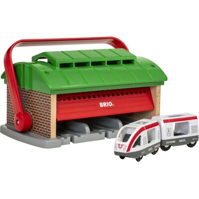 BRIO Model 33474 Toggarage - Trælegetøj BRIO Model 33474 Toggarage - Trælegetøj