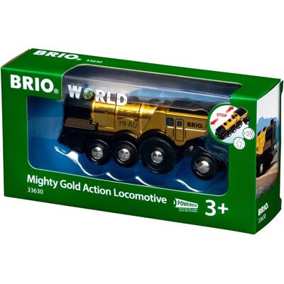 Brio Mighty Gold Action Locomotive with Light and Sound (33630) Brio Mighty Gold Action Locomotive with Light and Sound (33630)