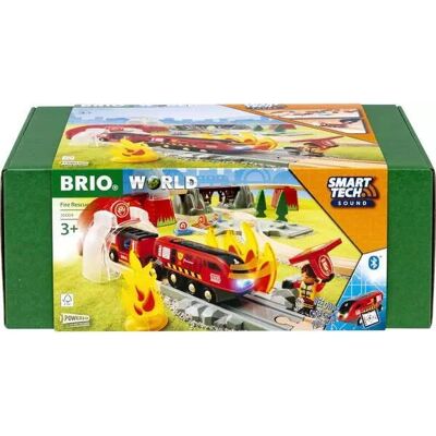 BRIO Feuerwehreinsatz-Set - Interaktives Smart Tech 41 Teile BRIO Feuerwehreinsatz-Set - Interaktives Smart Tech 41 Teile