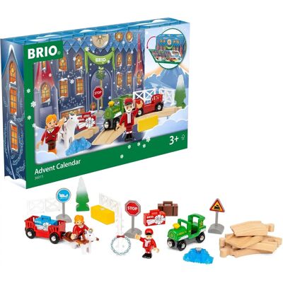 Calendrier de l'Avent BRIO 2023 Jeu de Train - Calendrier de Noël - Publicité Calendrier de l'Avent BRIO 2023 Jeu de Train - Calendrier de Noël - Publicité