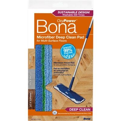 Bona CA101059 - Almofada de microfibra para limpeza profunda - Azul, Verde - Acessórios para mop Bona CA101059 - Almofada de microfibra para limpeza profunda - Azul, Verde - Acessórios para mop