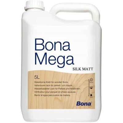 Bona - Mega Silk Matt - Silk Matt - 5L - Vernis Bois Sol - Publicité Bona - Mega Silk Matt - Silk Matt - 5L - Vernis Bois Sol - Publicité