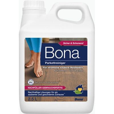 BONA - WM740115015 - 2.5 L - parquet - Nettoyant pour sols - Publicité BONA - WM740115015 - 2.5 L - parquet - Nettoyant pour sols - Publicité