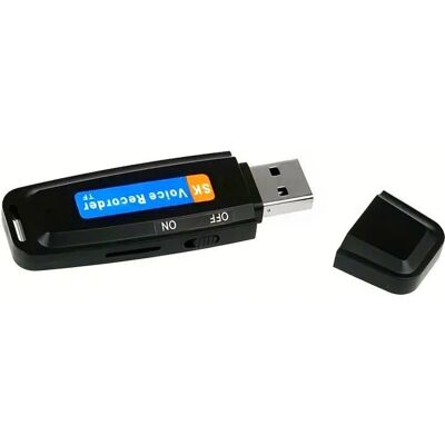 24Hshop Stemmeoptager - USB - Sort 24Hshop Stemmeoptager - USB - Sort