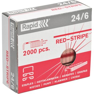 Rapid Nieten - Rote 6mm Kupferbeschichtung 2000 Stück - Nieten Rapid Nieten - Rote 6mm Kupferbeschichtung 2000 Stück - Nieten