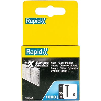 Rapid Edelstahl Nägel N°8 - 30mm - Finish & Montage Rapid Edelstahl Nägel N°8 - 30mm - Finish & Montage