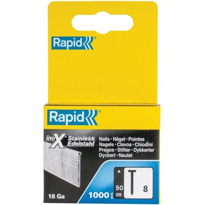 Rapid Edelstahl Nägel - 50mm - Feines Draht - Nr.8 Rapid Edelstahl Nägel - 50mm - Feines Draht - Nr.8