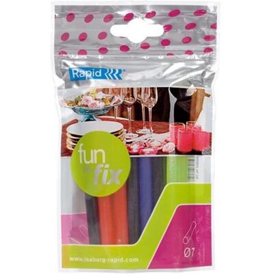 Bâtons de Colle Chaude Rapid - 7mm - Vendu par 20 - Applications variées Bâtons de Colle Chaude Rapid - 7mm - Vendu par 20 - Applications variées