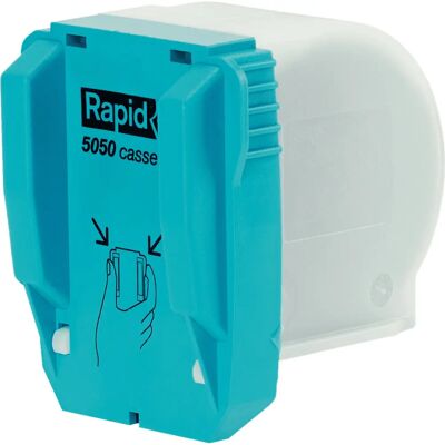 Cartucho de Grapas Rapid 5050e - Gris - Hasta 50 Hojas Cartucho de Grapas Rapid 5050e - Gris - Hasta 50 Hojas