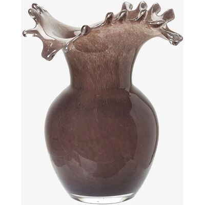 Wikholm Form Mela L - Dekorativ glasvas - 21x23 cm Wikholm Form Mela L - Dekorativ glasvas - 21x23 cm