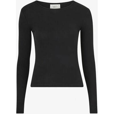 Gina Tricot - Langærmet Basic T-shirt - Sort 40/42 - Top Gina Tricot - Langærmet Basic T-shirt - Sort 40/42 - Top