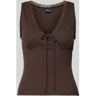 Gina Tricot - Ripptopp Braun - Top Gina Tricot - Ripptopp Braun - Top
