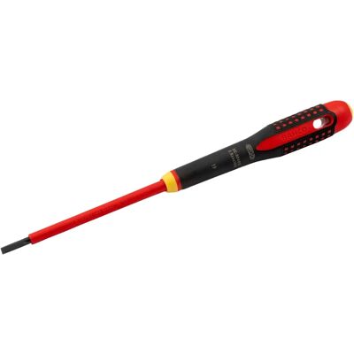 Chave de Fenda Bahco Be-8010S Aço Liga 1000V - Chave de Fenda Plana 0,4 x 2,5mm, 75mm Chave de Fenda Bahco Be-8010S Aço Liga 1000V - Chave de Fenda Plana 0,4 x 2,5mm, 75mm