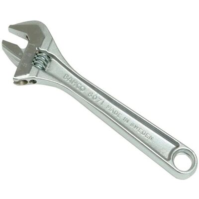 Bahco Chiave Inglese Regolabile - 27 mm, 205 mm - Utensile di Qualità Bahco Chiave Inglese Regolabile - 27 mm, 205 mm - Utensile di Qualità