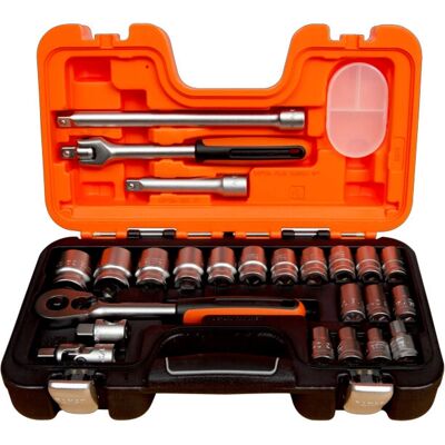 Zestaw nasadek Bahco S240 24 sztuki 1/2 cala Zestaw nasadek Bahco S240 24 sztuki 1/2 cala