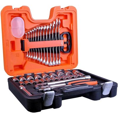 Zestaw Bahco S400 1/2" - 40 sztuk, wysokiej jakości stal Zestaw Bahco S400 1/2" - 40 sztuk, wysokiej jakości stal