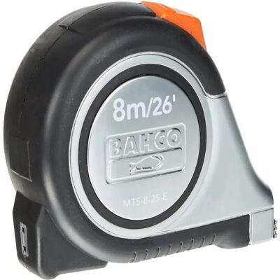 Bahco MTS Cinta Métrica Automática 8m con Punta Magnética Bahco MTS Cinta Métrica Automática 8m con Punta Magnética