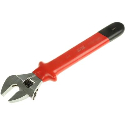 Bahco Isolierter verstellbarer Schraubenschlüssel - 43mm Kapazität - 390mm Länge Bahco Isolierter verstellbarer Schraubenschlüssel - 43mm Kapazität - 390mm Länge