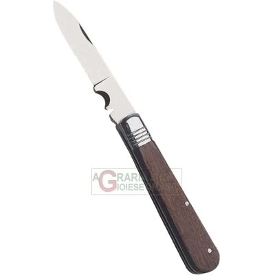 Coltello tascabile elettricista Bahco 2820EF1 - Manico in legno - Lama 60mm Coltello tascabile elettricista Bahco 2820EF1 - Manico in legno - Lama 60mm