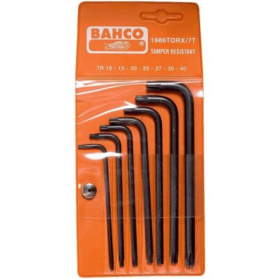 Juego de llaves Allen Torx largas Bahco - 7 piezas Juego de llaves Allen Torx largas Bahco - 7 piezas