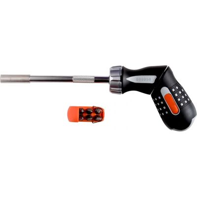 Śrubokręt Pistolet Bahco - 6 końcówek, Model 808050P Śrubokręt Pistolet Bahco - 6 końcówek, Model 808050P