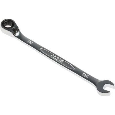 Bahco 1/4 Zoll Ratschen-Schlüssel - 15° Offset, 12-Punkt, Chrom-Finish Bahco 1/4 Zoll Ratschen-Schlüssel - 15° Offset, 12-Punkt, Chrom-Finish