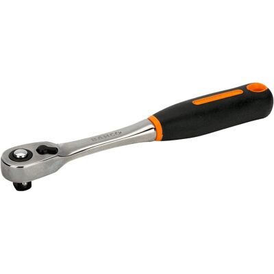 Bahco Carraca réversible 3/8" - 72 dents, tête fine, 5° angle d'action - Publicité Bahco Carraca réversible 3/8" - 72 dents, tête fine, 5° angle d'action - Publicité