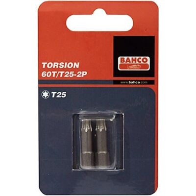 Irimo - TORX-T25 - 25 mm - 2 peças - Ponta de chave de fenda Irimo - TORX-T25 - 25 mm - 2 peças - Ponta de chave de fenda
