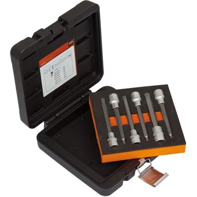 Conjunto de soquetes Bahco XZN 1/2 - M5 M6 M10 M12 M14 - Para motores Conjunto de soquetes Bahco XZN 1/2 - M5 M6 M10 M12 M14 - Para motores