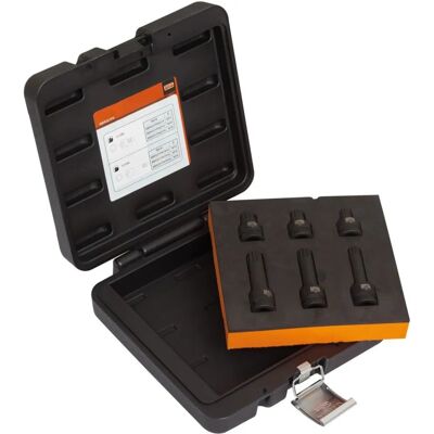 Bahco Modèle BBR201P6 Coffret de douilles à chocs pour freins - Publicité Bahco Modèle BBR201P6 Coffret de douilles à chocs pour freins - Publicité